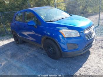  Salvage Chevrolet Trax