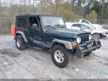  Salvage Jeep Wrangler