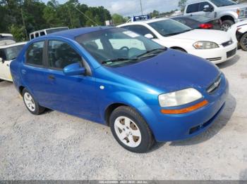  Salvage Chevrolet Aveo