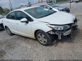  Salvage Chevrolet Cruze