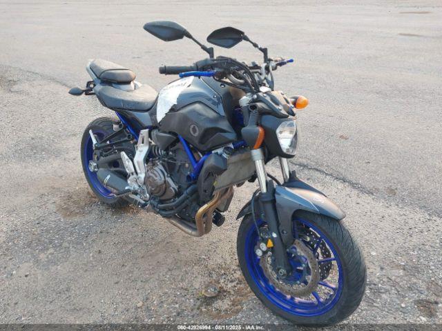  Salvage Yamaha Fz07