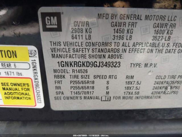 Chevrolet Traverse 1lt Image 4