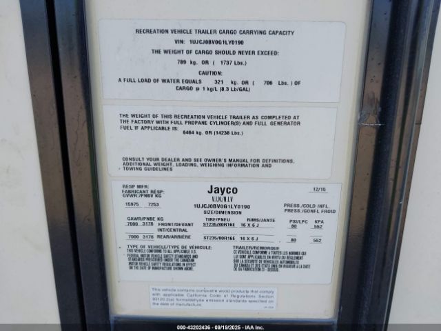 Jayco 5th Wheel Travel Trailer Image 7