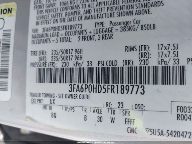 Ford Fusion Se Image 17