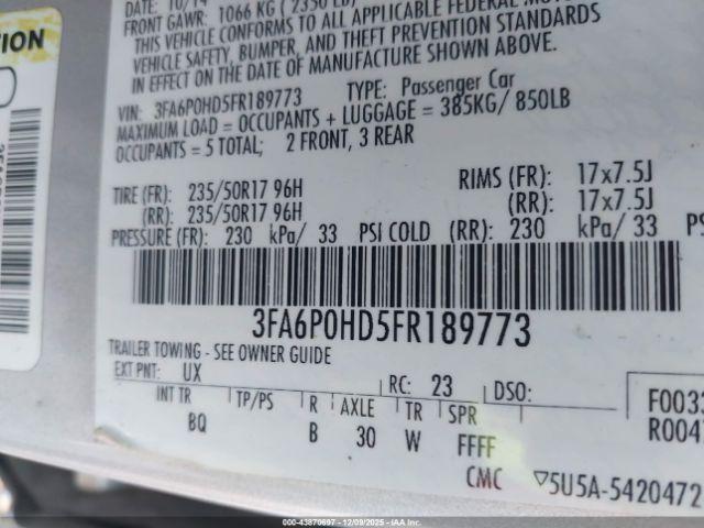 Ford Fusion Se Image 17