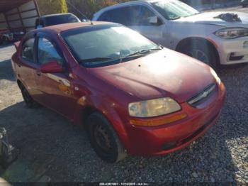  Salvage Chevrolet Aveo