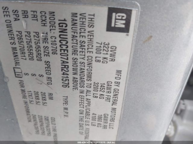 Chevrolet Tahoe Ltz Image 10