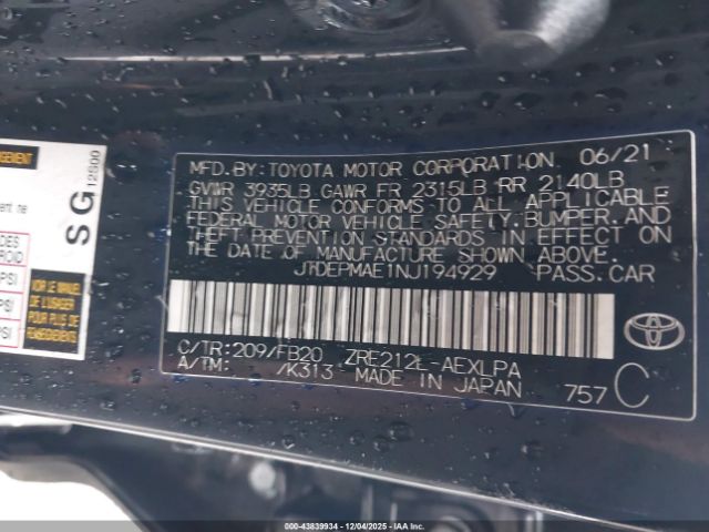 Toyota Corolla Le Image 9