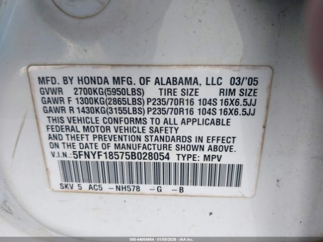 Honda Pilot Ex-l Image 2