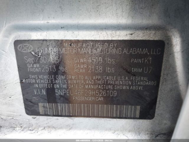 Hyundai SONATA Se V6 Image 7