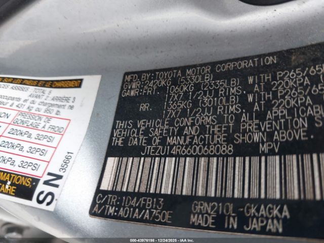 Toyota 4Runner Sr5 Sport V6 Image 12