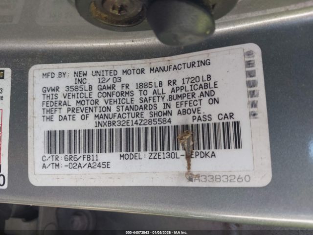 Toyota Corolla Ce Image 4